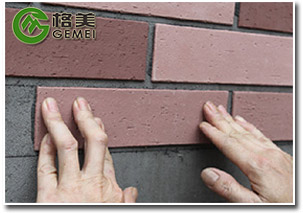 劈开砖平面铺贴3