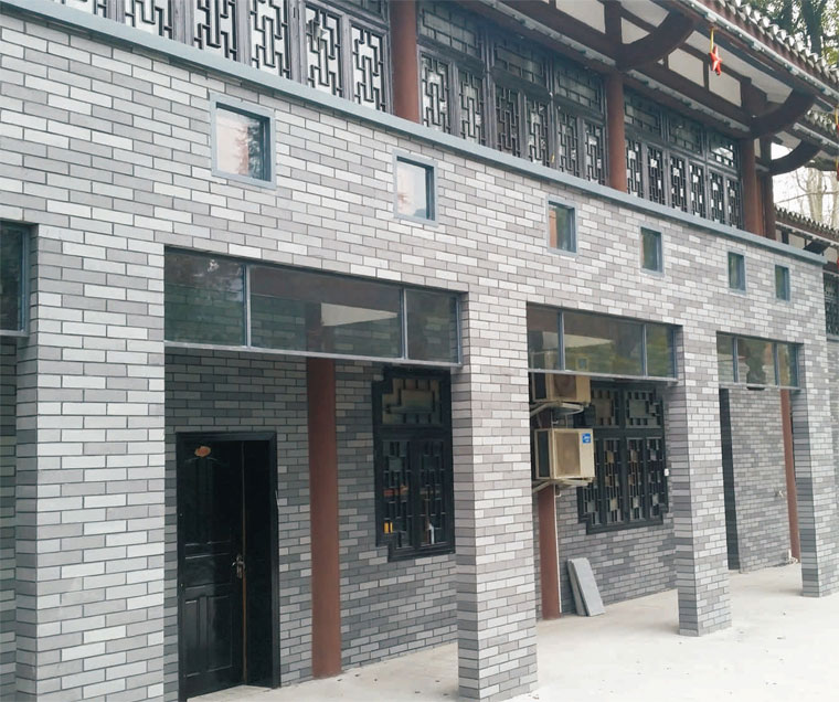 格美R面窑变砖应用案例